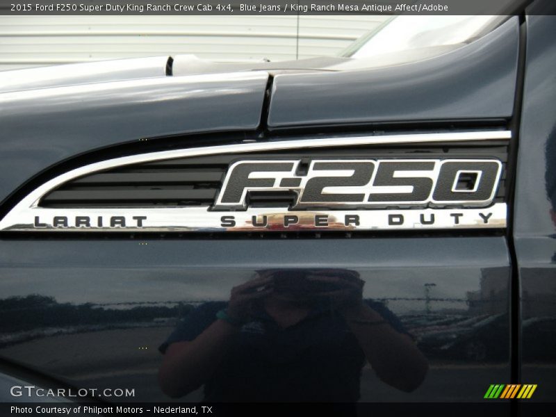 Blue Jeans / King Ranch Mesa Antique Affect/Adobe 2015 Ford F250 Super Duty King Ranch Crew Cab 4x4