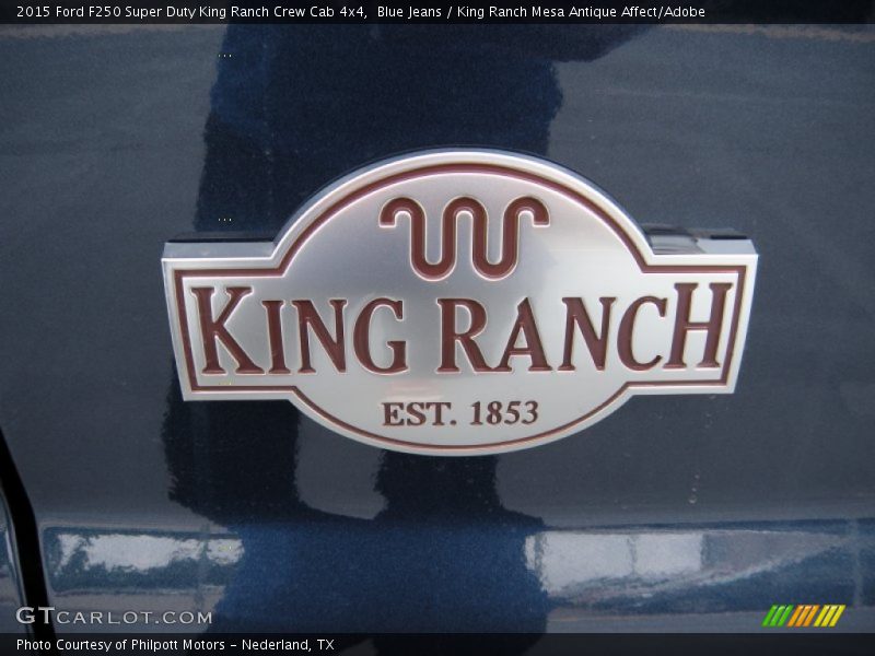 Blue Jeans / King Ranch Mesa Antique Affect/Adobe 2015 Ford F250 Super Duty King Ranch Crew Cab 4x4