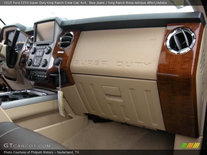 Blue Jeans / King Ranch Mesa Antique Affect/Adobe 2015 Ford F250 Super Duty King Ranch Crew Cab 4x4