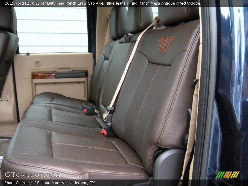 Blue Jeans / King Ranch Mesa Antique Affect/Adobe 2015 Ford F250 Super Duty King Ranch Crew Cab 4x4