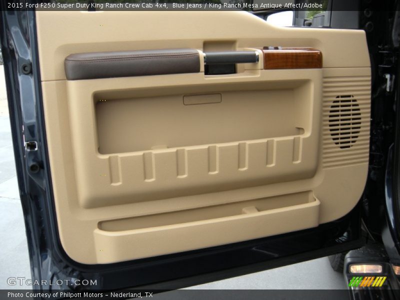 Blue Jeans / King Ranch Mesa Antique Affect/Adobe 2015 Ford F250 Super Duty King Ranch Crew Cab 4x4