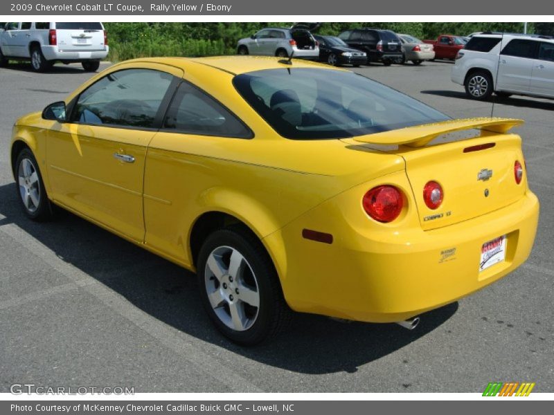 Rally Yellow / Ebony 2009 Chevrolet Cobalt LT Coupe