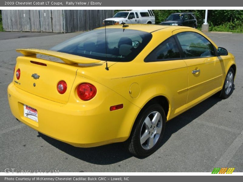 Rally Yellow / Ebony 2009 Chevrolet Cobalt LT Coupe