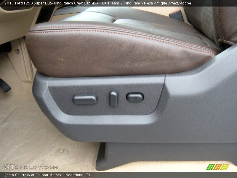 Blue Jeans / King Ranch Mesa Antique Affect/Adobe 2015 Ford F250 Super Duty King Ranch Crew Cab 4x4