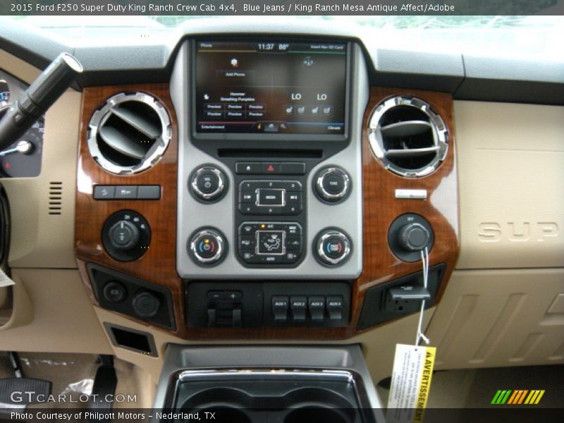 Blue Jeans / King Ranch Mesa Antique Affect/Adobe 2015 Ford F250 Super Duty King Ranch Crew Cab 4x4