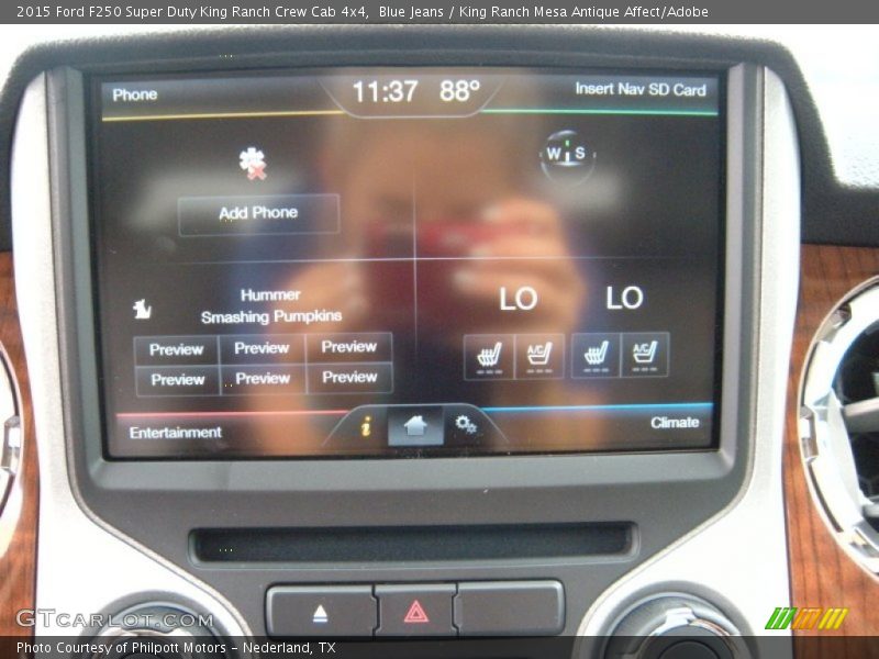 Blue Jeans / King Ranch Mesa Antique Affect/Adobe 2015 Ford F250 Super Duty King Ranch Crew Cab 4x4