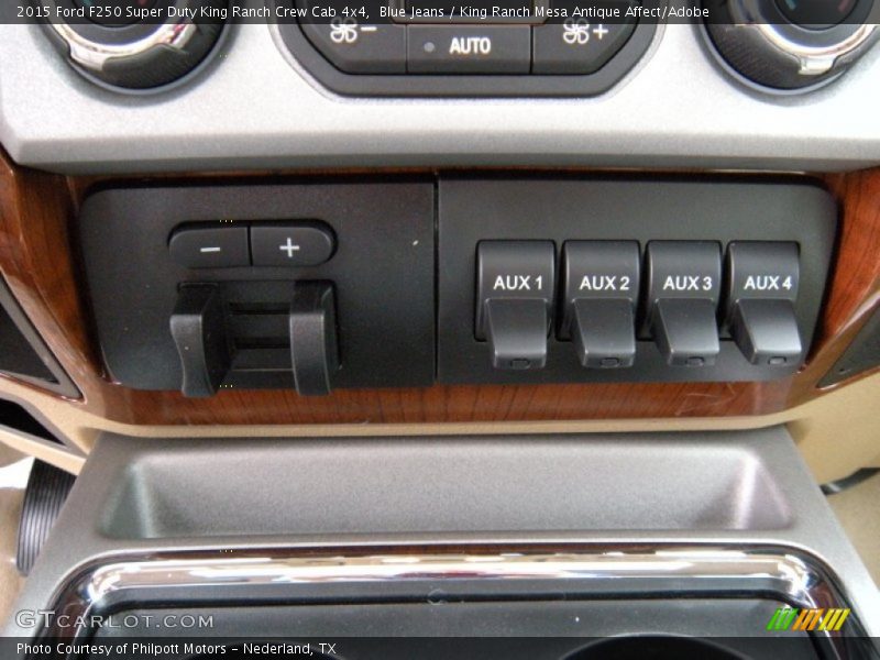 Blue Jeans / King Ranch Mesa Antique Affect/Adobe 2015 Ford F250 Super Duty King Ranch Crew Cab 4x4