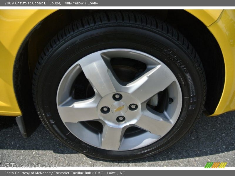 Rally Yellow / Ebony 2009 Chevrolet Cobalt LT Coupe