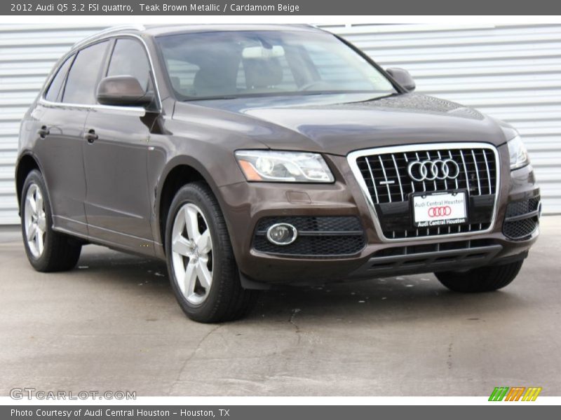 Teak Brown Metallic / Cardamom Beige 2012 Audi Q5 3.2 FSI quattro