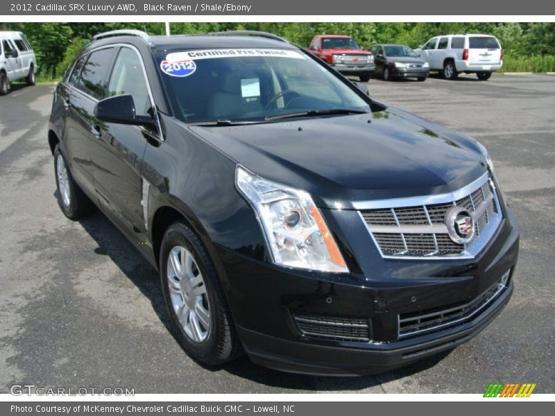 Black Raven / Shale/Ebony 2012 Cadillac SRX Luxury AWD