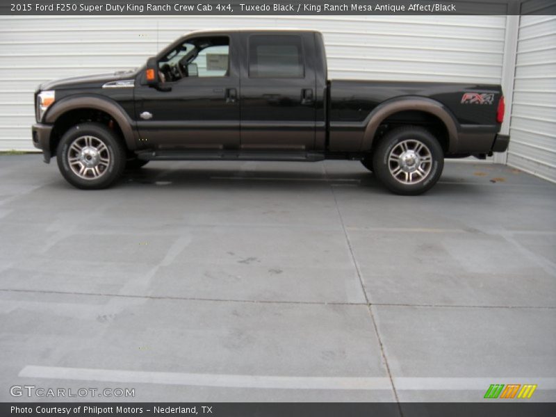  2015 F250 Super Duty King Ranch Crew Cab 4x4 Tuxedo Black