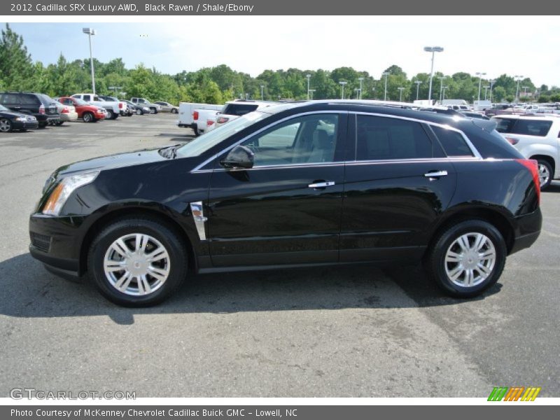 Black Raven / Shale/Ebony 2012 Cadillac SRX Luxury AWD
