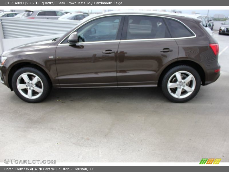 Teak Brown Metallic / Cardamom Beige 2012 Audi Q5 3.2 FSI quattro