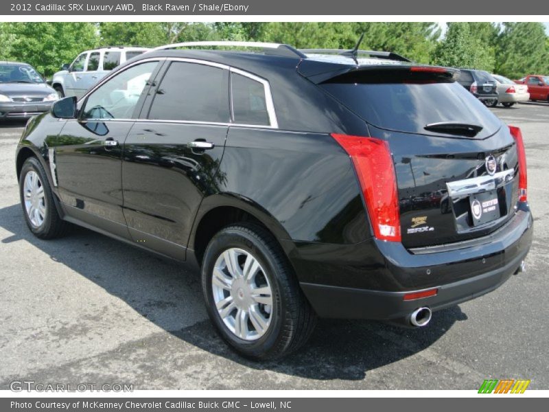 Black Raven / Shale/Ebony 2012 Cadillac SRX Luxury AWD