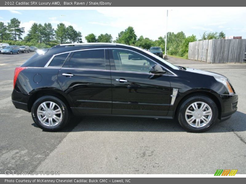 Black Raven / Shale/Ebony 2012 Cadillac SRX Luxury AWD