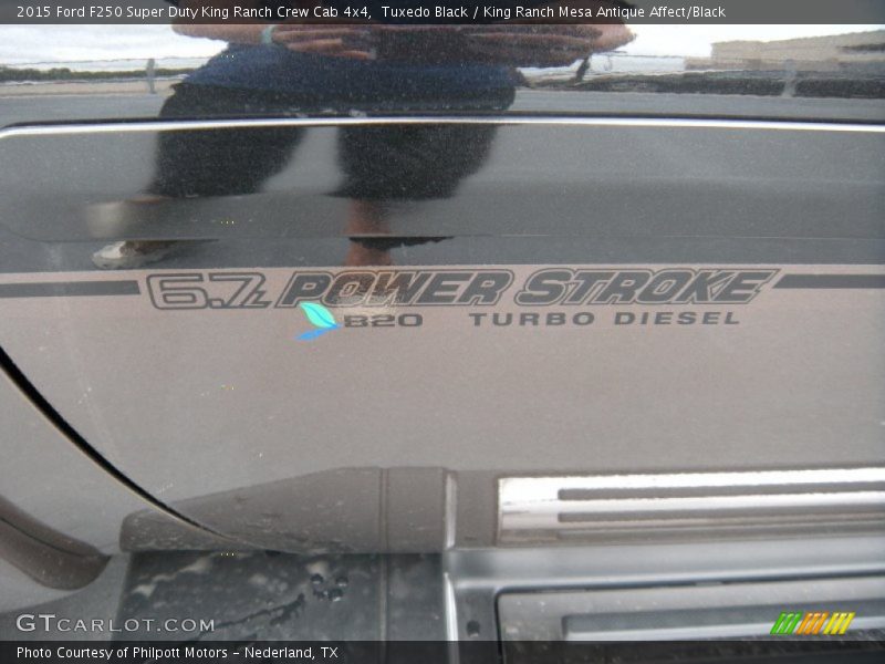 Tuxedo Black / King Ranch Mesa Antique Affect/Black 2015 Ford F250 Super Duty King Ranch Crew Cab 4x4