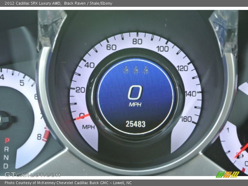 Black Raven / Shale/Ebony 2012 Cadillac SRX Luxury AWD