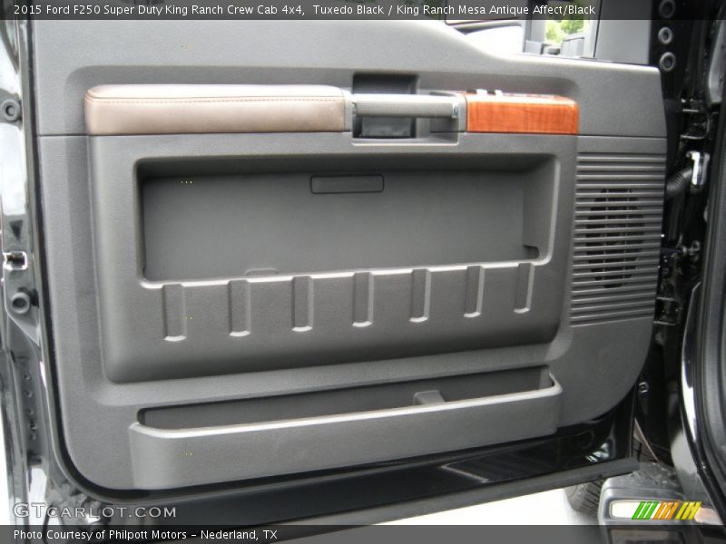 Door Panel of 2015 F250 Super Duty King Ranch Crew Cab 4x4