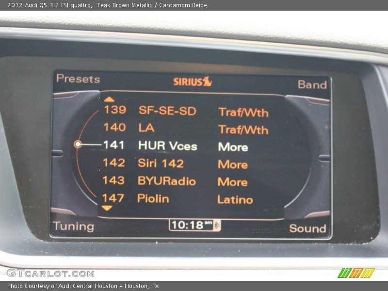 Teak Brown Metallic / Cardamom Beige 2012 Audi Q5 3.2 FSI quattro
