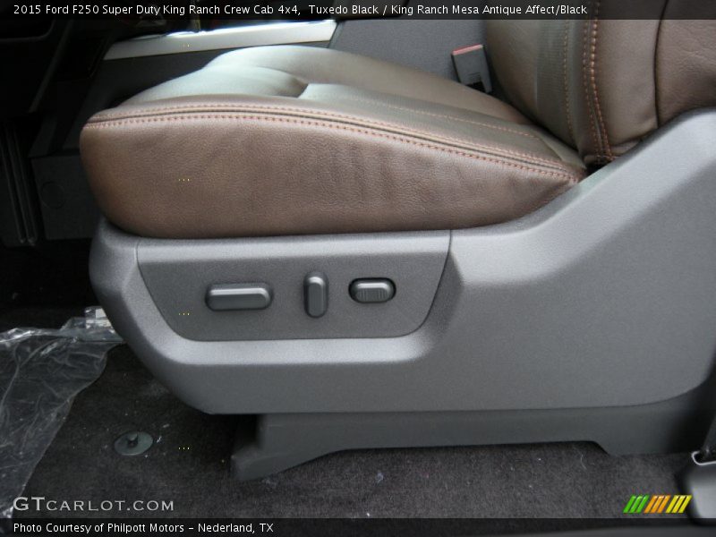 Front Seat of 2015 F250 Super Duty King Ranch Crew Cab 4x4