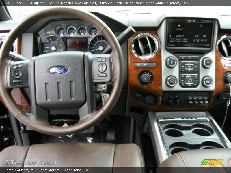 Dashboard of 2015 F250 Super Duty King Ranch Crew Cab 4x4