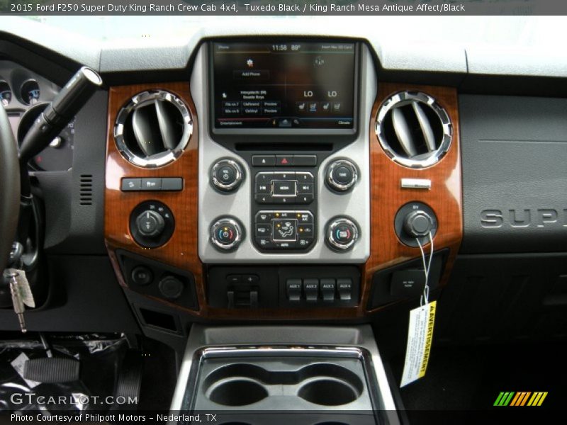 Controls of 2015 F250 Super Duty King Ranch Crew Cab 4x4