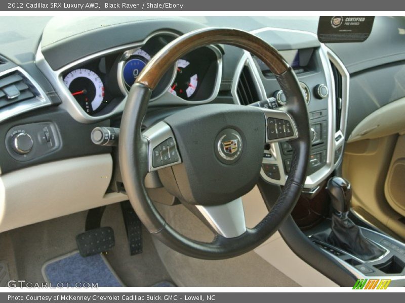 Black Raven / Shale/Ebony 2012 Cadillac SRX Luxury AWD