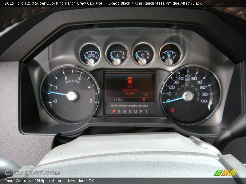  2015 F250 Super Duty King Ranch Crew Cab 4x4 King Ranch Crew Cab 4x4 Gauges
