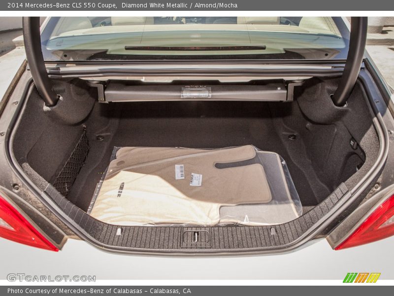 Diamond White Metallic / Almond/Mocha 2014 Mercedes-Benz CLS 550 Coupe