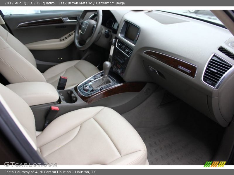 Teak Brown Metallic / Cardamom Beige 2012 Audi Q5 3.2 FSI quattro