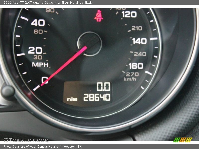 Ice Silver Metallic / Black 2011 Audi TT 2.0T quattro Coupe