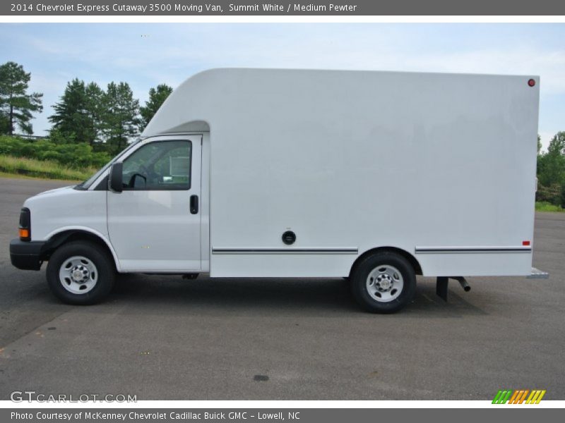 Summit White / Medium Pewter 2014 Chevrolet Express Cutaway 3500 Moving Van