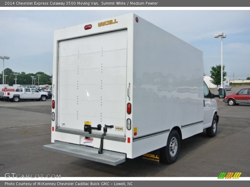 Summit White / Medium Pewter 2014 Chevrolet Express Cutaway 3500 Moving Van
