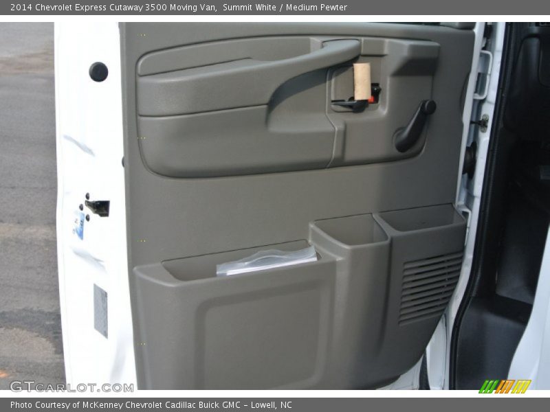 Summit White / Medium Pewter 2014 Chevrolet Express Cutaway 3500 Moving Van