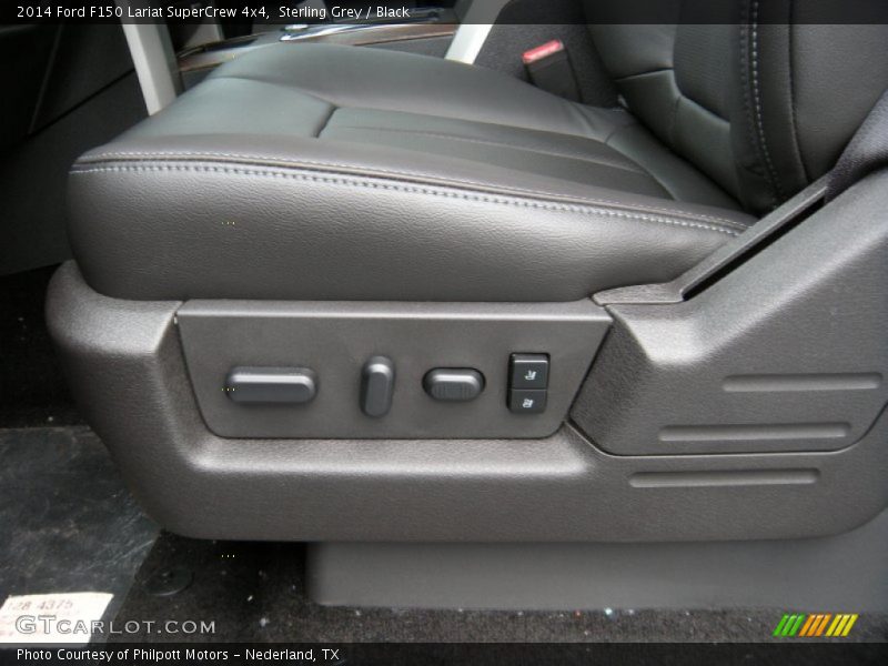 Sterling Grey / Black 2014 Ford F150 Lariat SuperCrew 4x4
