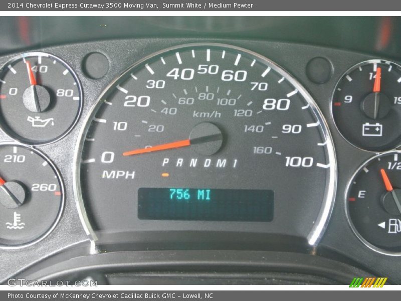 Summit White / Medium Pewter 2014 Chevrolet Express Cutaway 3500 Moving Van