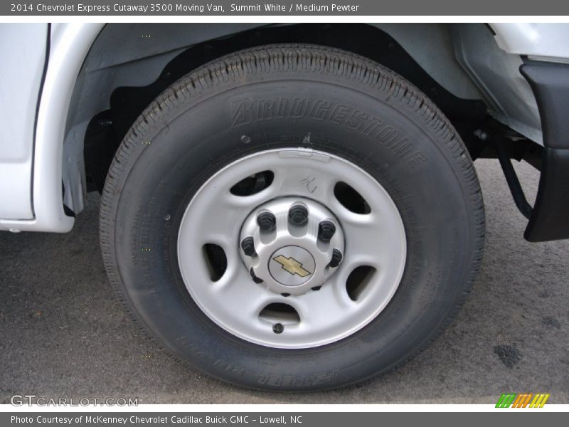 Summit White / Medium Pewter 2014 Chevrolet Express Cutaway 3500 Moving Van