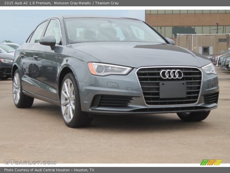 Monsoon Gray Metallic / Titanium Gray 2015 Audi A3 1.8 Premium