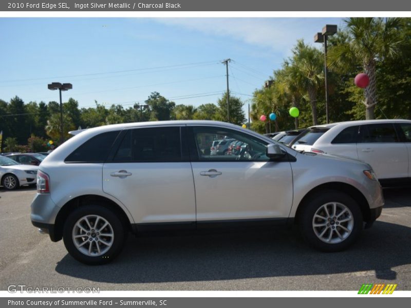 Ingot Silver Metallic / Charcoal Black 2010 Ford Edge SEL