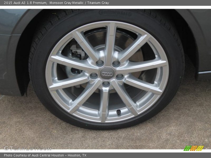 Monsoon Gray Metallic / Titanium Gray 2015 Audi A3 1.8 Premium