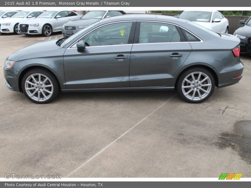Monsoon Gray Metallic / Titanium Gray 2015 Audi A3 1.8 Premium