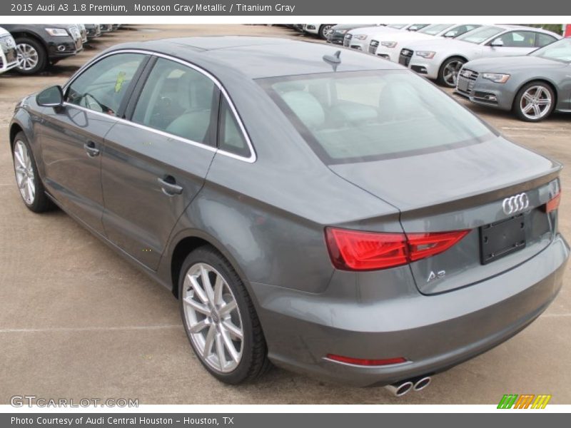 Monsoon Gray Metallic / Titanium Gray 2015 Audi A3 1.8 Premium