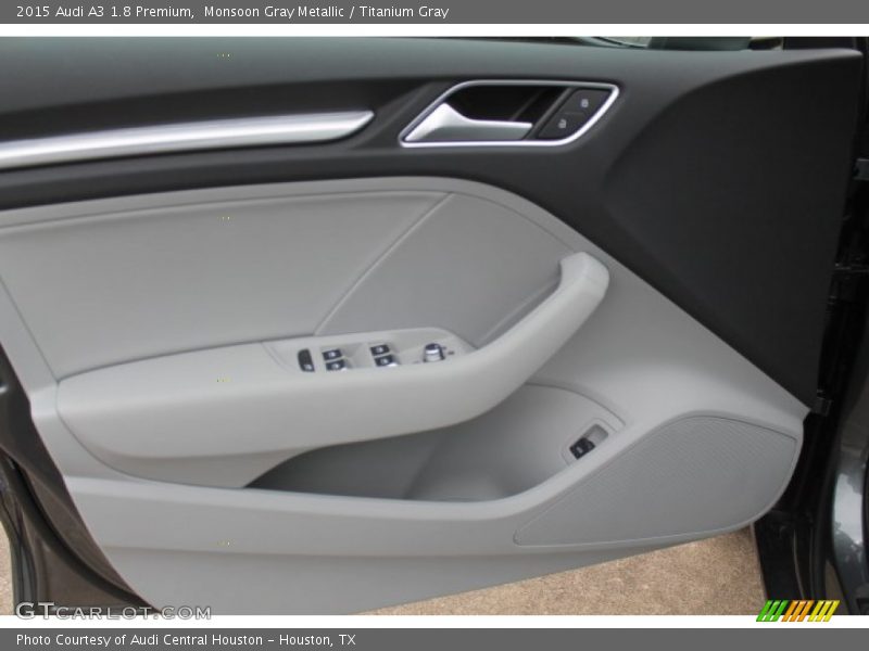 Monsoon Gray Metallic / Titanium Gray 2015 Audi A3 1.8 Premium