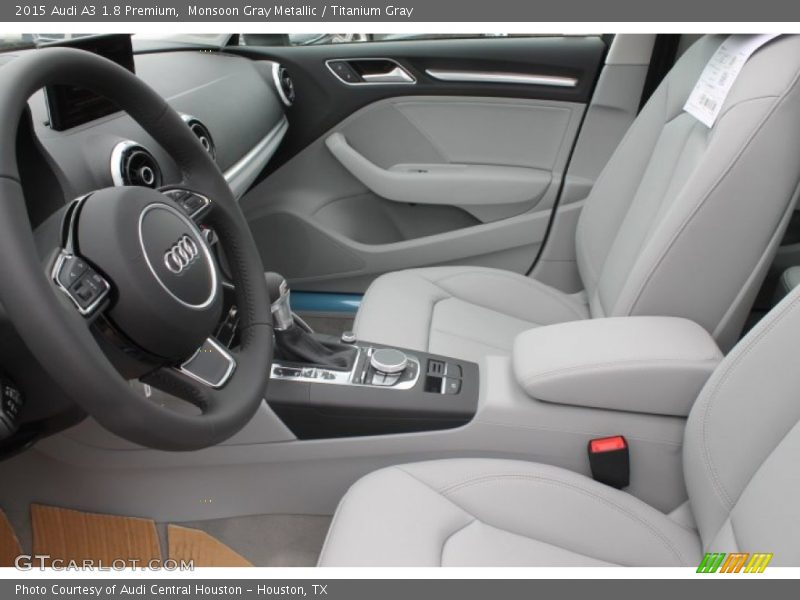 Monsoon Gray Metallic / Titanium Gray 2015 Audi A3 1.8 Premium