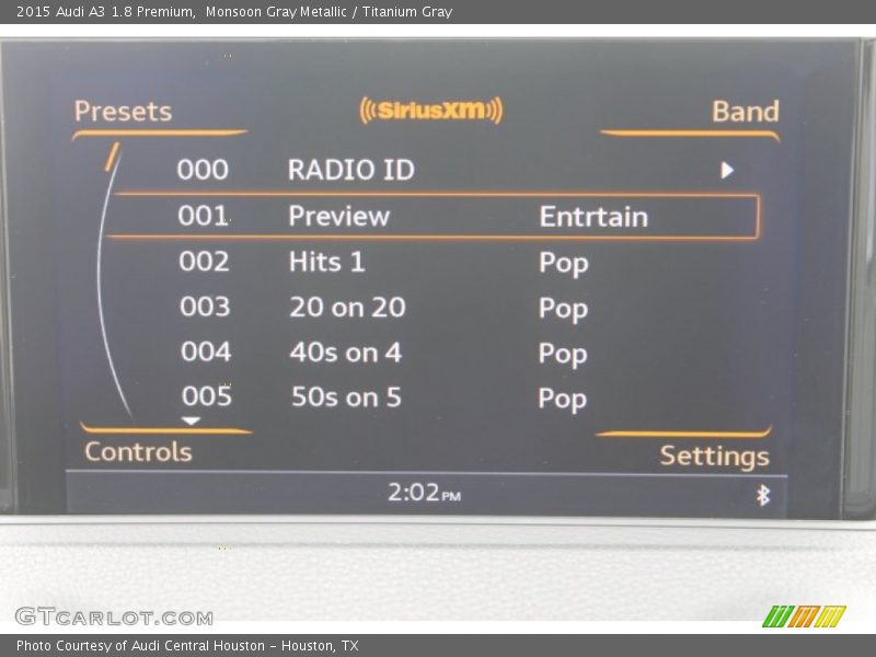 Monsoon Gray Metallic / Titanium Gray 2015 Audi A3 1.8 Premium