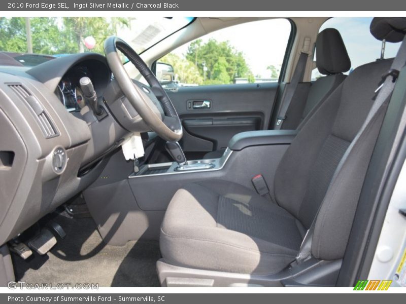 Ingot Silver Metallic / Charcoal Black 2010 Ford Edge SEL