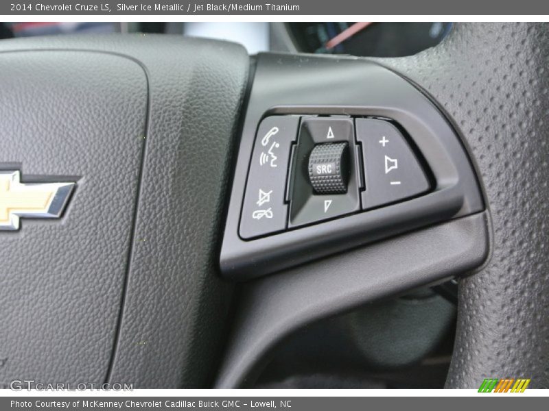 Silver Ice Metallic / Jet Black/Medium Titanium 2014 Chevrolet Cruze LS