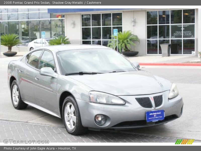 Shadow Gray Metallic / Cashmere 2008 Pontiac Grand Prix Sedan