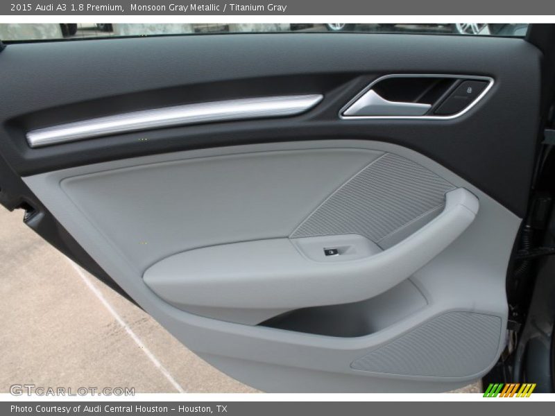 Monsoon Gray Metallic / Titanium Gray 2015 Audi A3 1.8 Premium