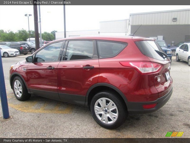 Ruby Red / Charcoal Black 2014 Ford Escape S